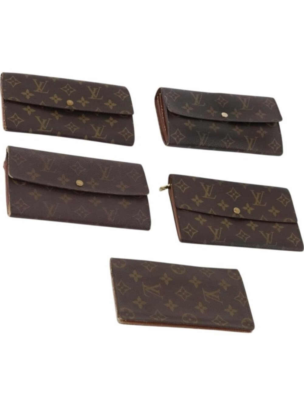 LOUIS VUITTON Monogram Wallet 5 Set - Picture 1 of 16